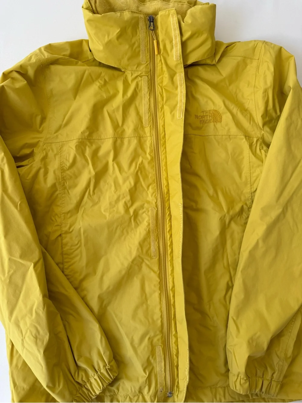 The North Face Men's Mustard Yellow Windbreaker Jacket